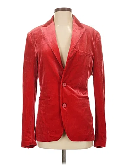 Pre-owned Inc International Concepts Blazer Jacket In Red