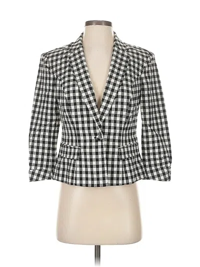 Pre-owned Inc International Concepts Blazer Jacket In White