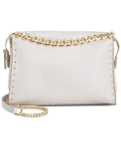 Inc International Concepts Bonniee Studded Crossbody, Created For Macy's In Bone Exotic