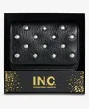 Inc International Concepts Boxed Izzii Ruched Mini Bag, Macy's Exclusive In Black