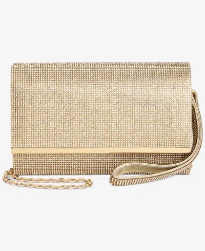 Inc International Concepts Caitlin Satin And Crystal Clutch, Exclusively At Macy's