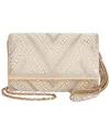 Inc International Concepts Caitlinn Mini Beaded Clutch Crossbody, Created For Macy's In Pearl
