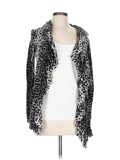 Pre-owned Inc International Concepts Cardigan Sweater In Black