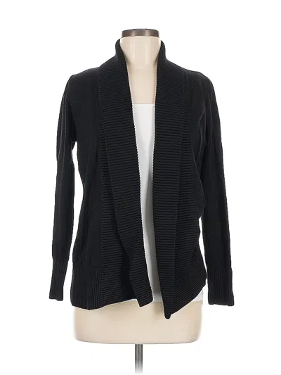 Pre-owned Inc International Concepts Cardigan Sweater In Black