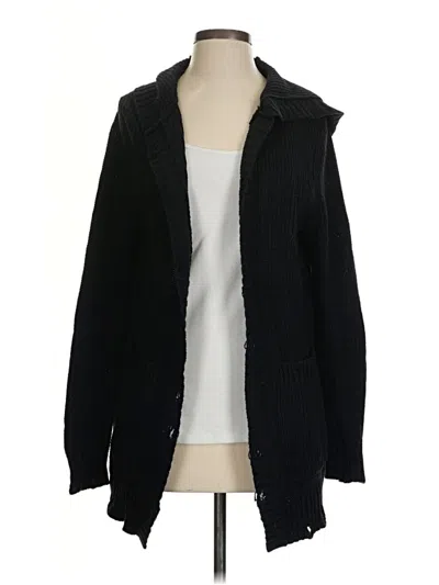 Pre-owned Inc International Concepts Cardigan Sweater In Black