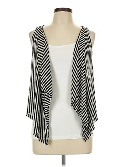 Pre-owned Inc International Concepts Cardigan Sweater In Black