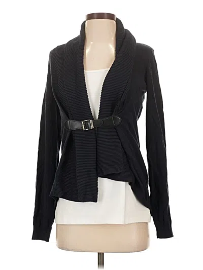 Pre-owned Inc International Concepts Cardigan Sweater In Black
