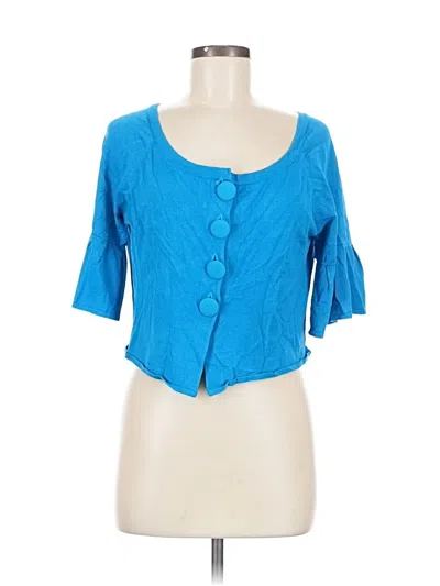 Pre-owned Inc International Concepts Cardigan Sweater In Blue