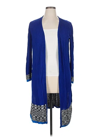 Pre-owned Inc International Concepts Cardigan Sweater In Blue