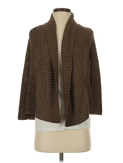 Pre-owned Inc International Concepts Cardigan Sweater In Brown