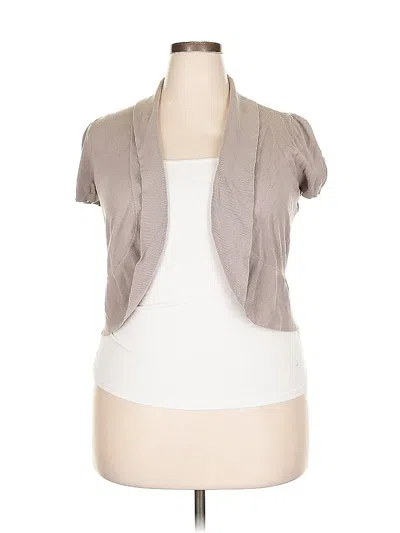 Pre-owned Inc International Concepts Cardigan Sweater In Gray