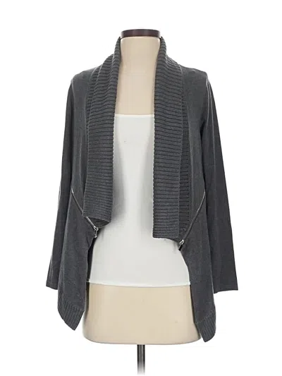 Pre-owned Inc International Concepts Cardigan Sweater In Gray