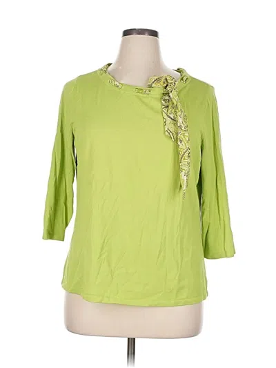 Pre-owned Inc International Concepts Cardigan Sweater In Green