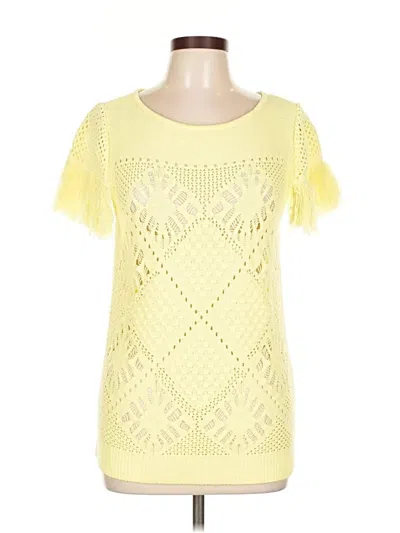 Pre-owned Inc International Concepts Cardigan Sweater In Yellow