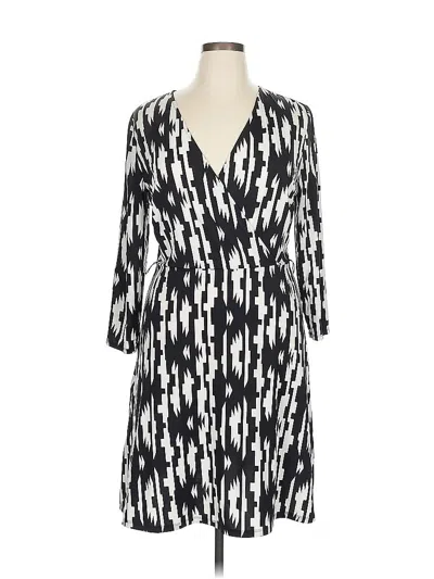 Pre-owned Inc International Concepts Casual Dress In Black