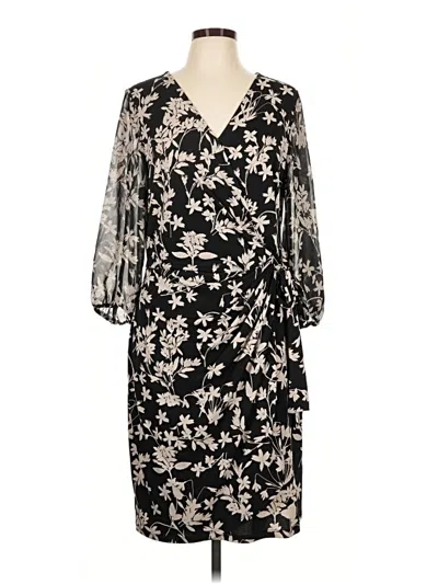 Pre-owned Inc International Concepts Casual Dress In Black