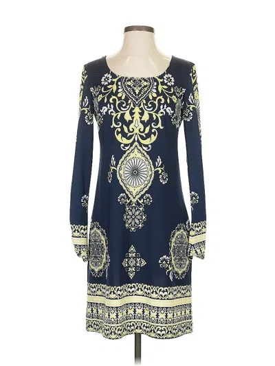 Pre-owned Inc International Concepts Casual Dress In Blue