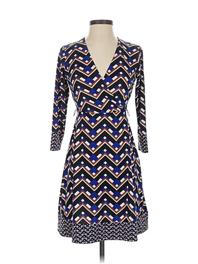 Pre-owned Inc International Concepts Casual Dress In Blue