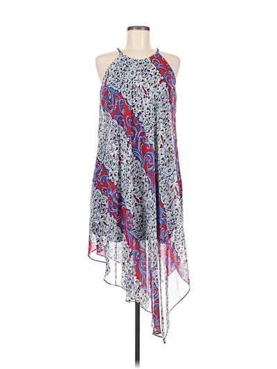 Pre-owned Inc International Concepts Casual Dress In Blue