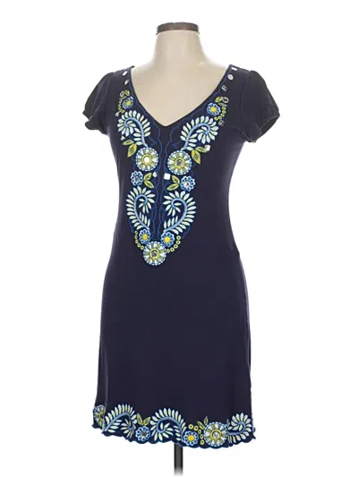 Pre-owned Inc International Concepts Casual Dress In Blue