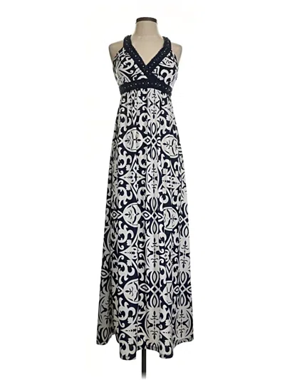 Pre-owned Inc International Concepts Casual Dress In Blue