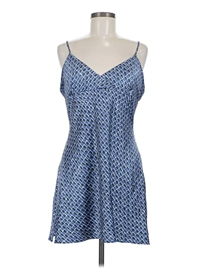 Pre-owned Inc International Concepts Casual Dress In Blue