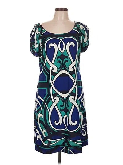 Pre-owned Inc International Concepts Casual Dress In Blue