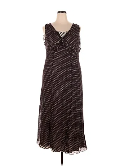 Pre-owned Inc International Concepts Casual Dress In Brown