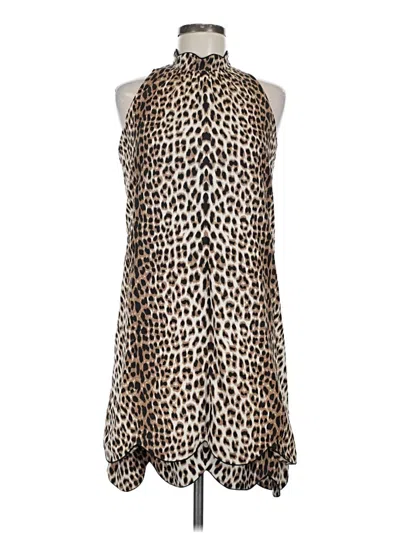 Pre-owned Inc International Concepts Casual Dress In Brown