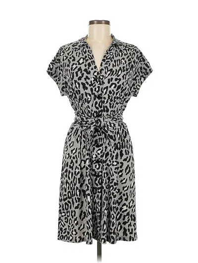 Pre-owned Inc International Concepts Casual Dress In Gray