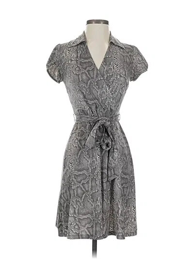 Pre-owned Inc International Concepts Casual Dress In Gray