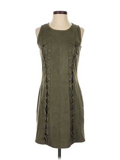 Pre-owned Inc International Concepts Casual Dress In Green