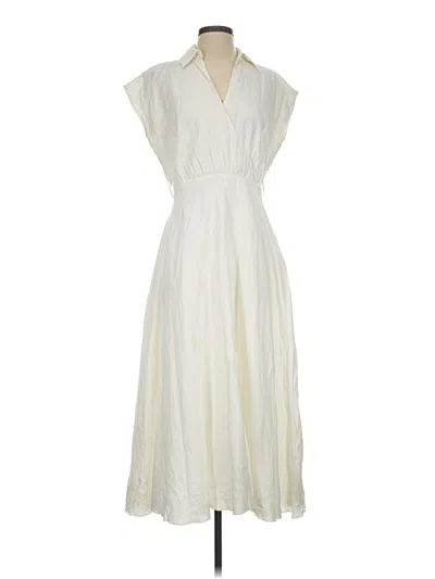 Pre-owned Inc International Concepts Casual Dress In Ivory