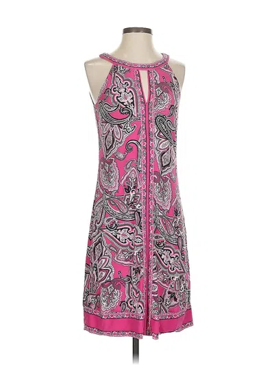 Pre-owned Inc International Concepts Casual Dress In Pink