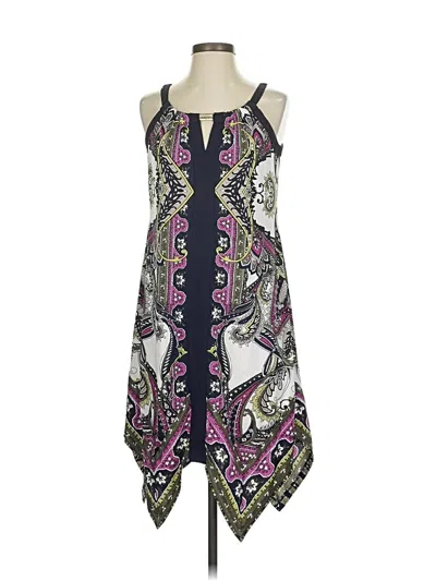 Pre-owned Inc International Concepts Casual Dress In Purple