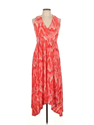 Pre-owned Inc International Concepts Casual Dress In Red