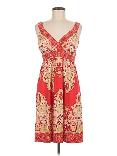 Pre-owned Inc International Concepts Casual Dress In Red