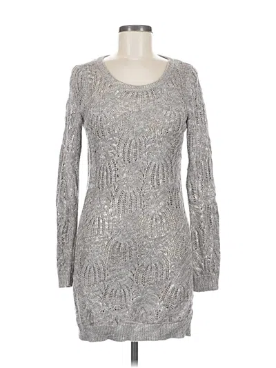 Pre-owned Inc International Concepts Casual Dress In Silver