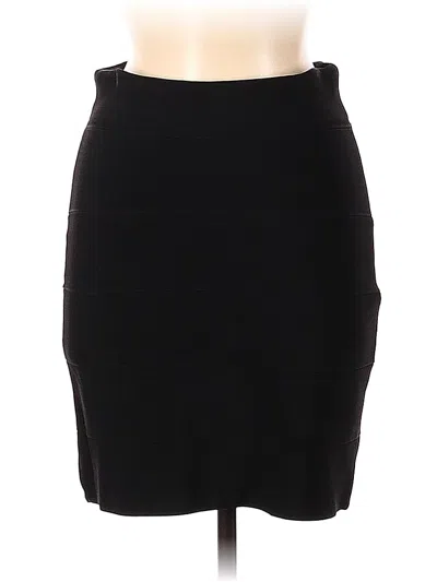 Pre-owned Inc International Concepts Casual Skirt In Black