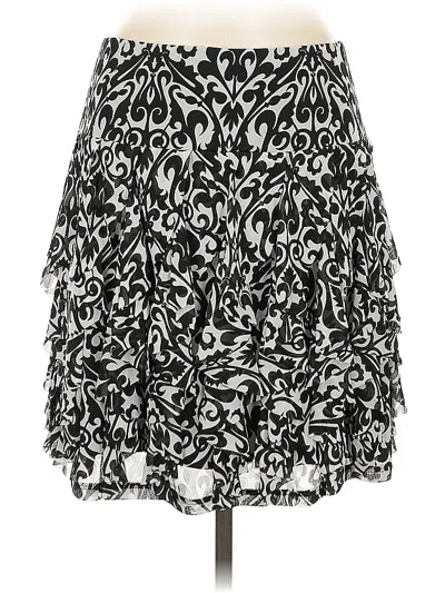 Pre-owned Inc International Concepts Casual Skirt In Black