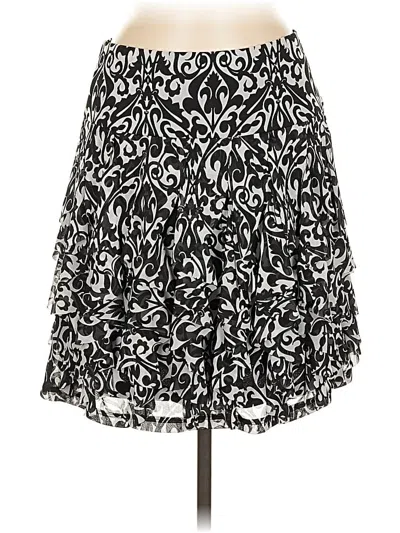 Pre-owned Inc International Concepts Casual Skirt In Black