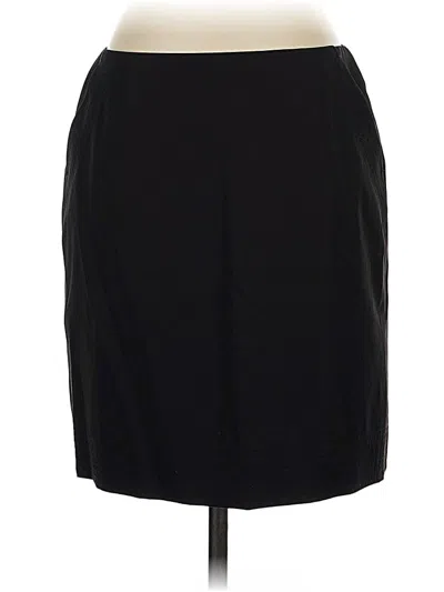 Pre-owned Inc International Concepts Casual Skirt In Black