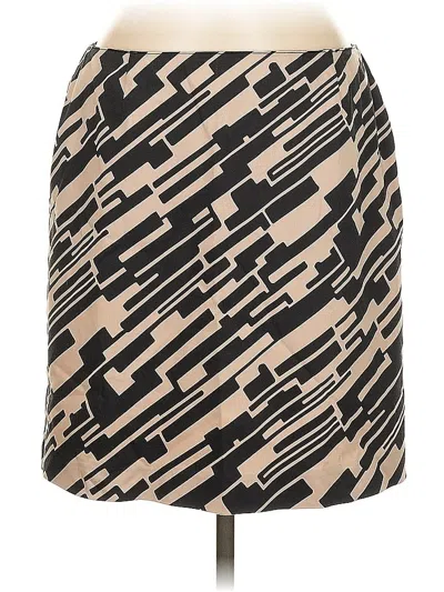 Pre-owned Inc International Concepts Casual Skirt In Brown