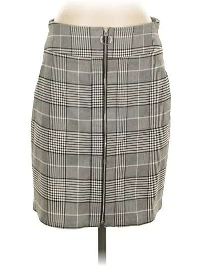 Pre-owned Inc International Concepts Casual Skirt In Gray