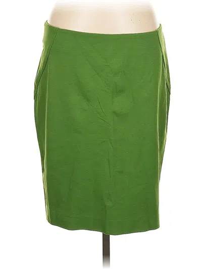 Pre-owned Inc International Concepts Casual Skirt In Green