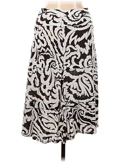 Pre-owned Inc International Concepts Casual Skirt In Silver