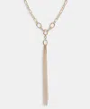 Inc International Concepts Chain Tassel Lariat Necklace, 20" + 3" Extender, Macy's Exclusive In Gold