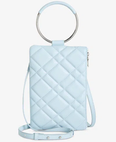 Inc International Concepts Charlii Small Quilted Crossbody, Exclusively At Macy's In Bliss Blue