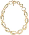 Inc International Concepts Chunky Chain 19" Statement Necklace, Exclusively At Macy's In Gold