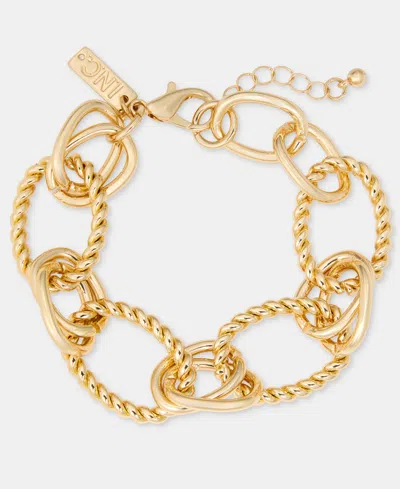 Inc International Concepts Chunky Chain Link Bracelet, Macy's Exclusive In Gold